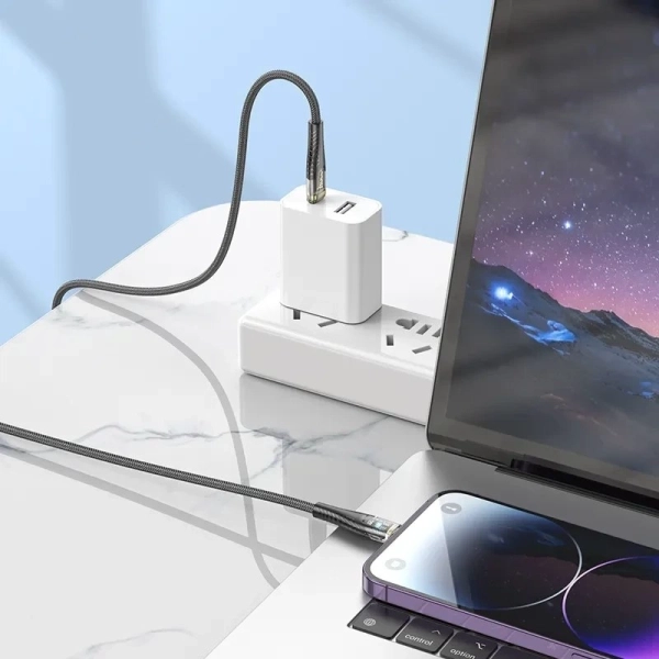 کابل تبدیل Type-C به لایتنینگ هوکو مدل U121 - تصویر 3